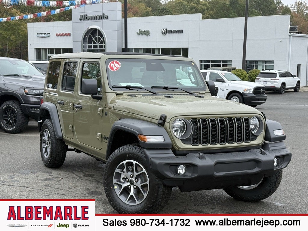 2026 Jeep Wrangler WRANGLER 4-DOOR SPORT S