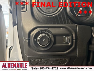 2025 Jeep Wrangler 4-Door Rubicon 392 Final Edition 4x4