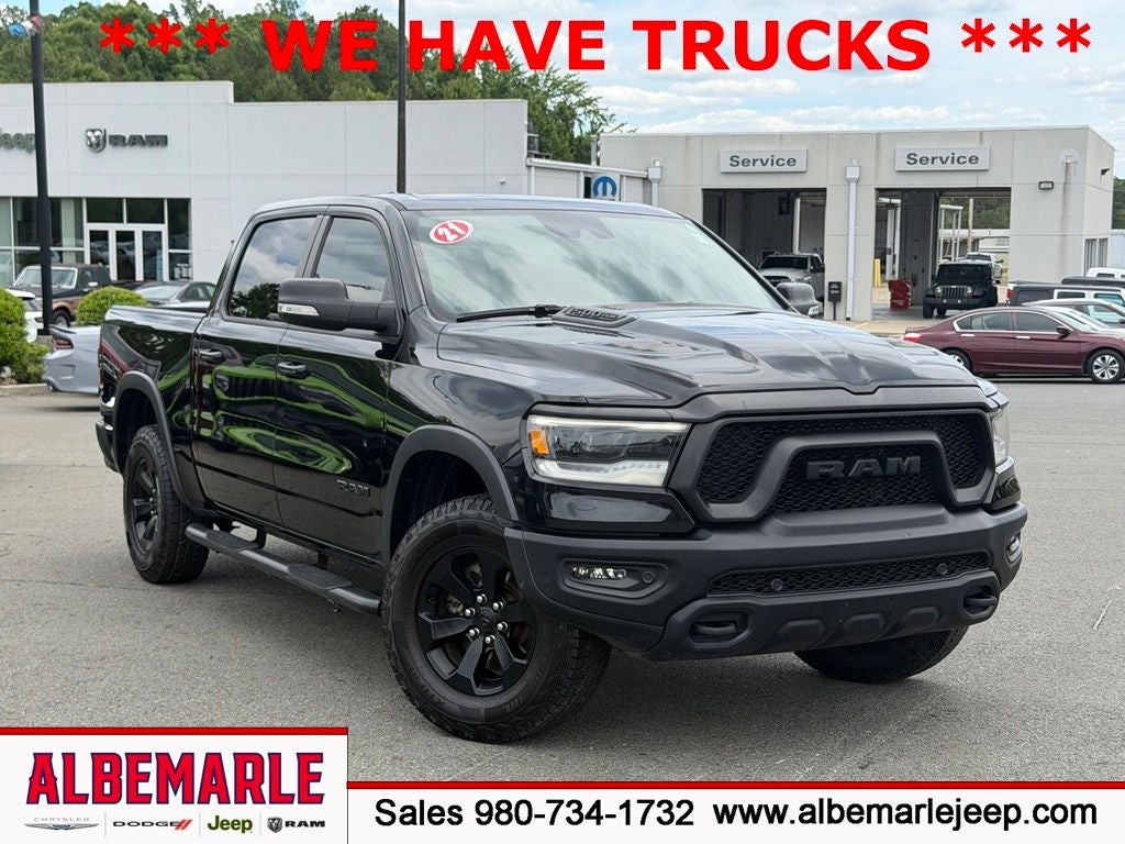 2021 RAM 1500 Rebel Crew Cab 4x4 5'7' Box