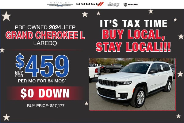 Pre-Owned 2024 Jeep Grand Cherokee L Laredo