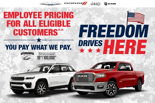 Employee Pricing for All Eligible Customers^^