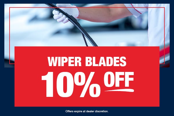 10% Off Wiper Blades