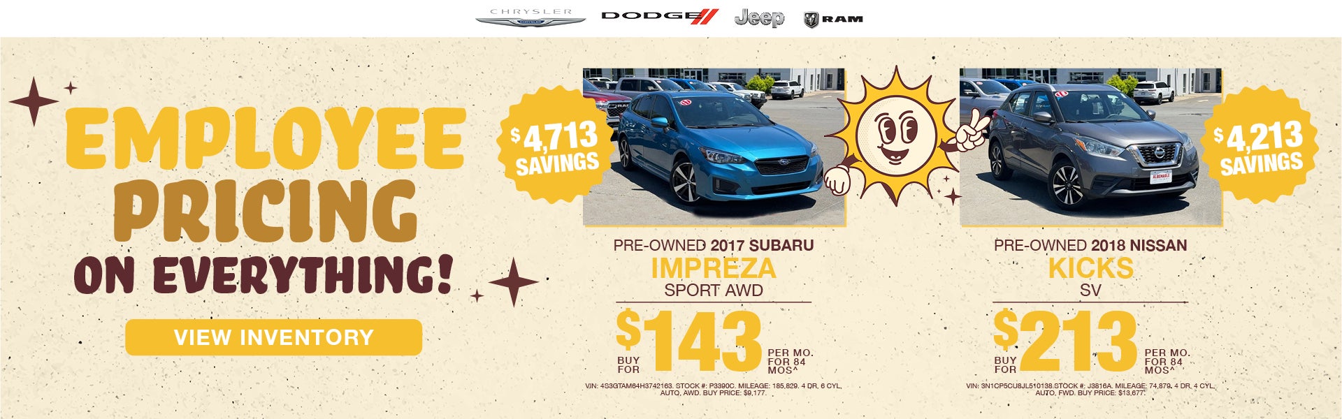 Used Specials