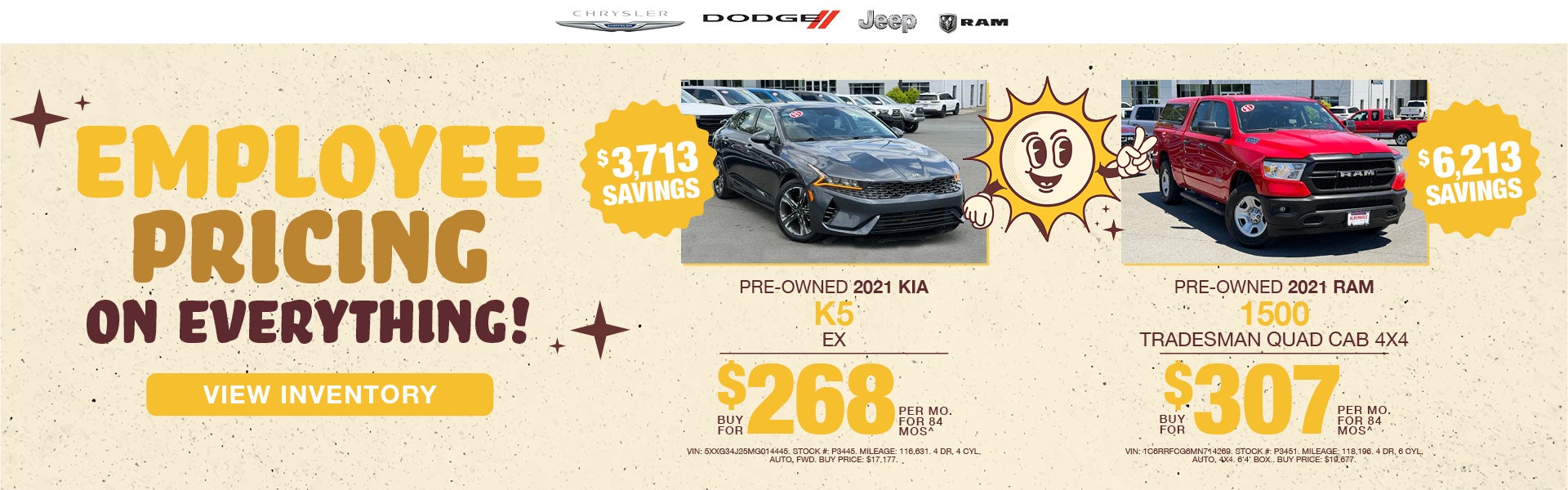 Used Specials