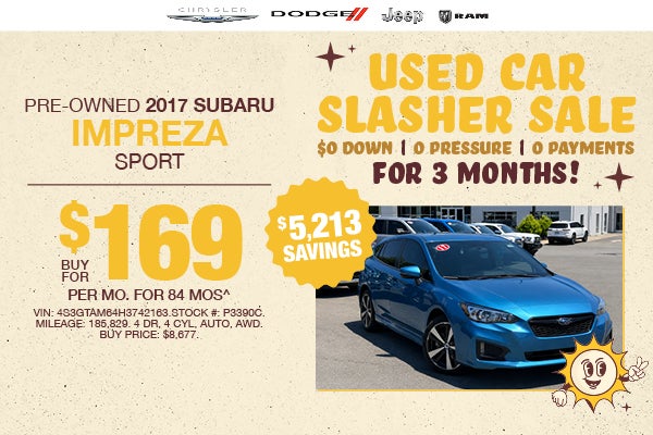 Pre-Owned 2017 SUBARU IMPREZA SPORT