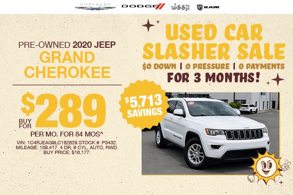 Pre-Owned 2020 JEEP GRAND CHEROKEE