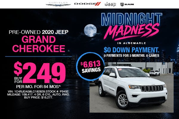 Pre-Owned 2020 JEEP GRAND CHEROKEE