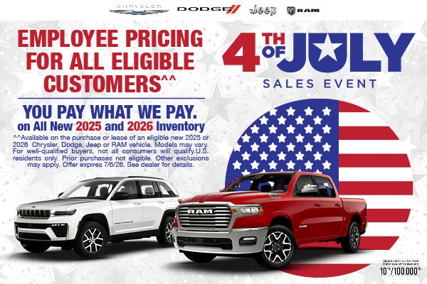 Employee Pricing