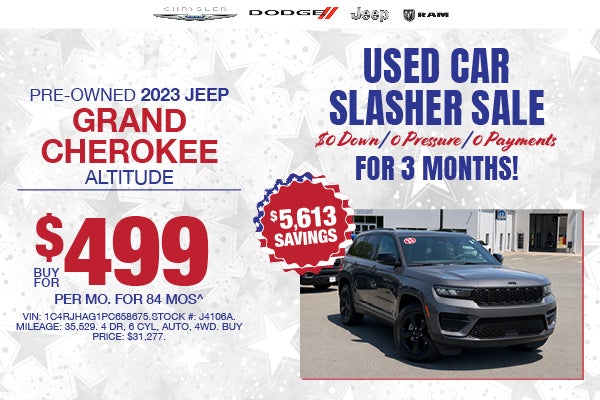 Pre-Owned 2023 JEEP GRAND CHEROKEE ALTITUDE