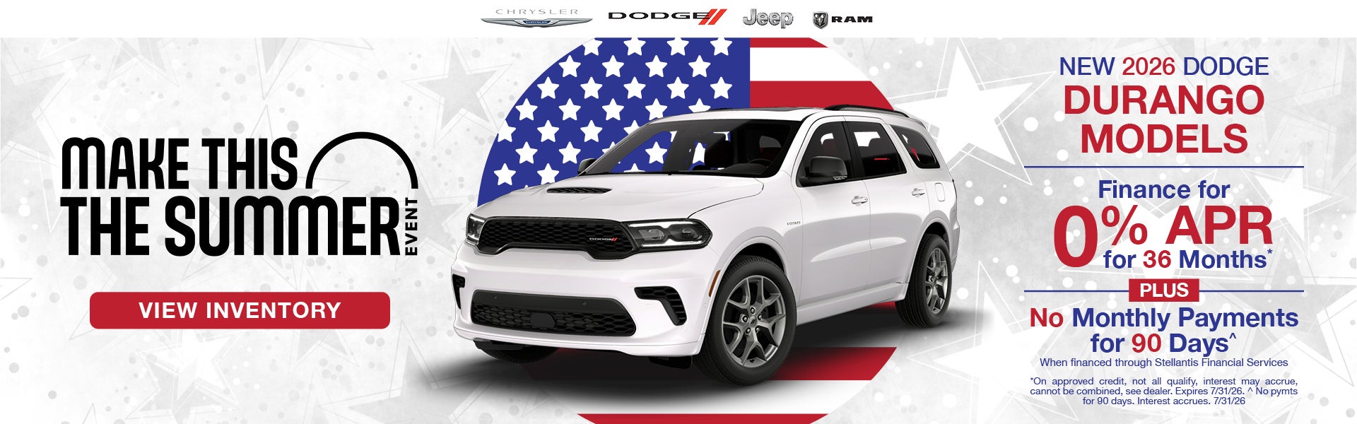 New 2026 Dodge Durango Models