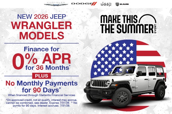 New 2026 Jeep Wrangler Models