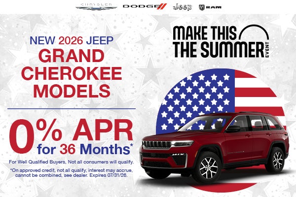 New 2026 Jeep Grand Cherokee Models