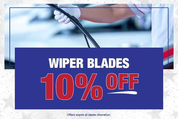 10% Off Wiper Blades