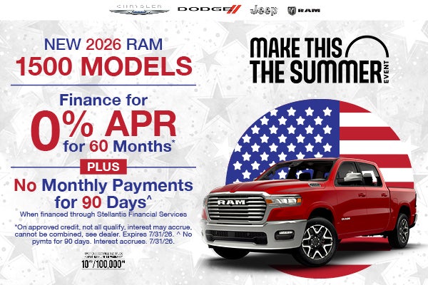 New 2026 Ram 1500 Models