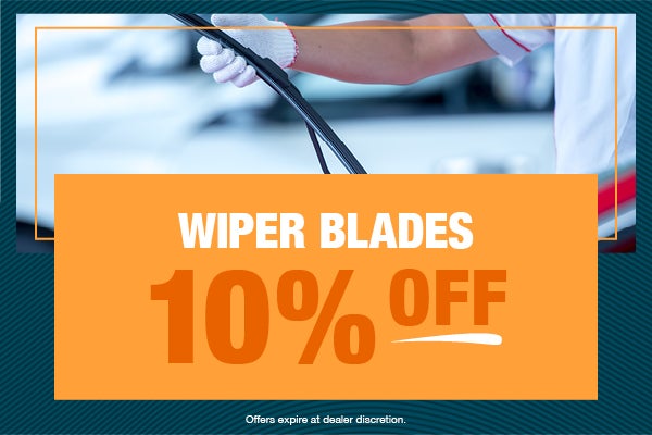 10% Off Wiper Blades