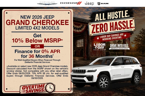 New 2026 Jeep Grand Cherokee Limited 4X2 Models