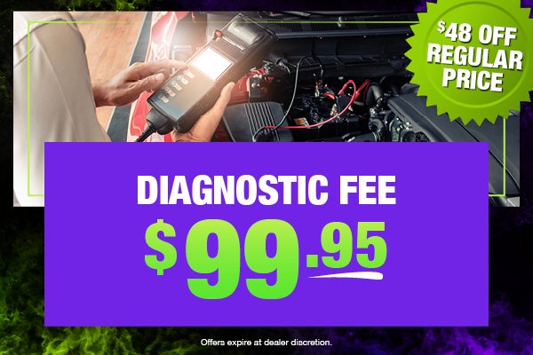 $99.95 Diagnostic Fee