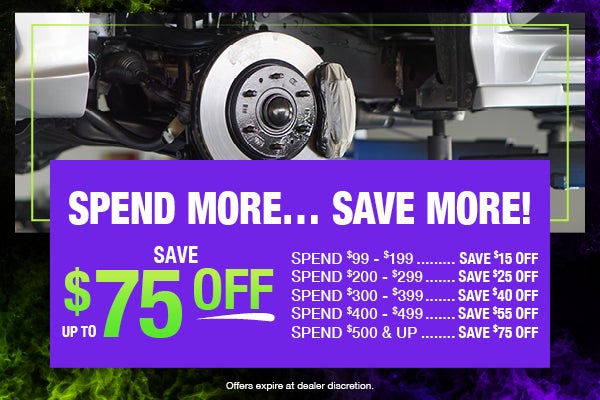Spend More… Save MORE!