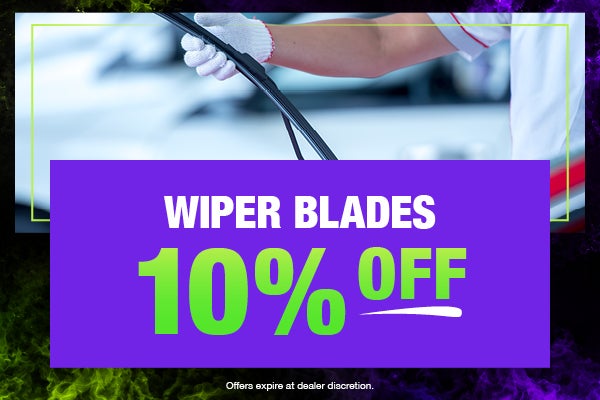 10% Off Wiper Blades