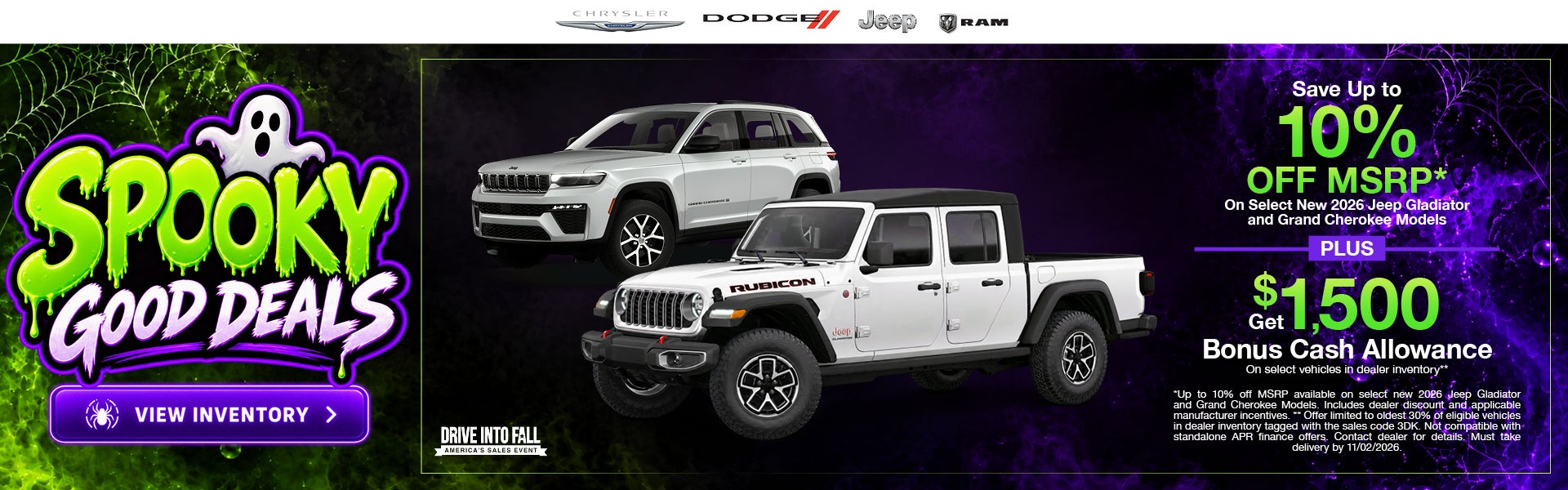 Save Up to 10% Off MSRP*