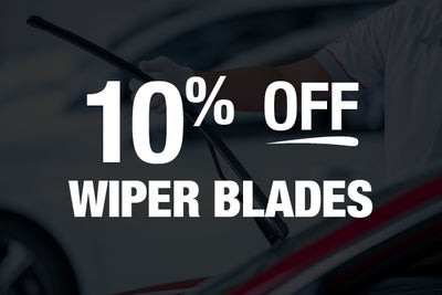 10% Off Wiper Blades
