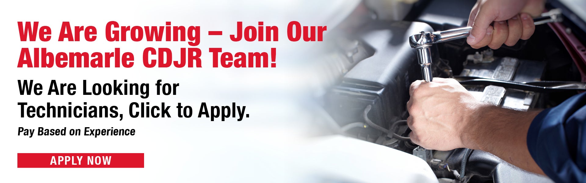 We Are Growing – Join Our Albemarle CDJR Team!